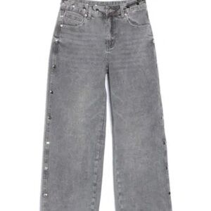 Avec Les Filles Gray Flare Jeans